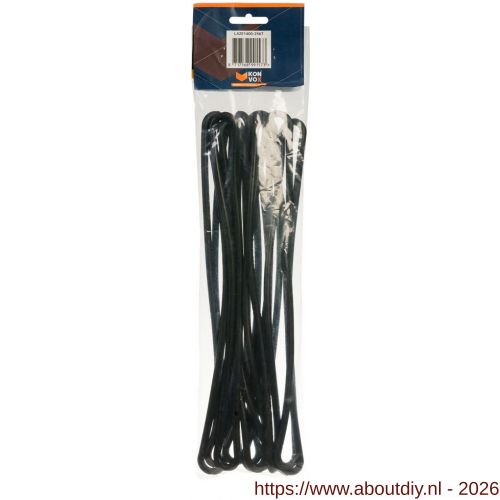 Konvox spanrubber 8 mm 40 cm set 10 stuks - A50200921 - afbeelding 1