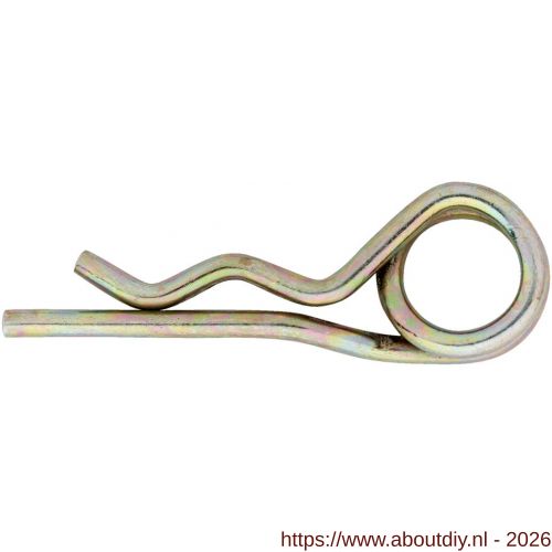 Dulimex DX 320-07E borgveer dubbel 7 mm verzinkt - A30200395 - afbeelding 1