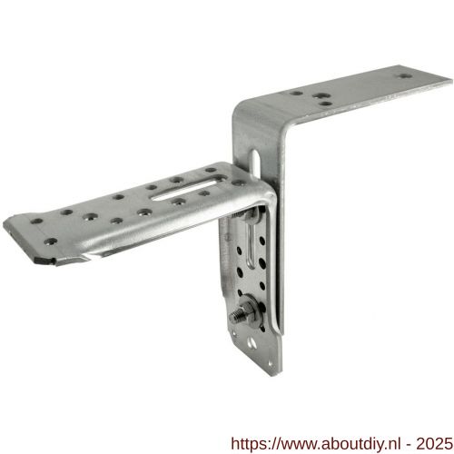 GB 07248096 Kozijnstelhoek XL S350 175x175/175 mm 72x5/60x5 mm zink-magnesium 2/30x13-145x12 mm open - A18002578 - afbeelding 1