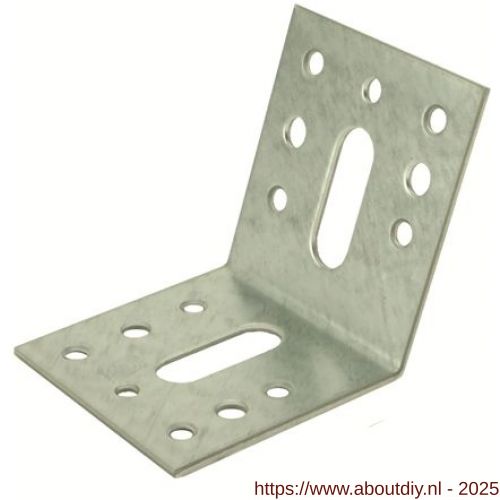 GB 072503 bovendorpelanker 100 graden 60x60 mm 60x2 mm sendzimir verzinkt - A18001317 - afbeelding 1