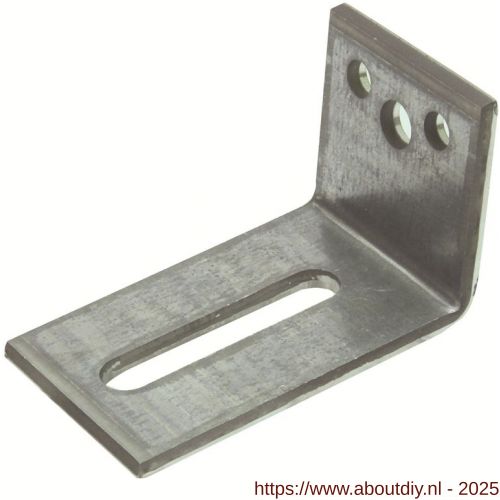 GB 072505 bovendorpel-anker 100 graden 60x100 mm 60x6 mm sendzimir verzinkt 65x13 mm - A18001324 - afbeelding 1