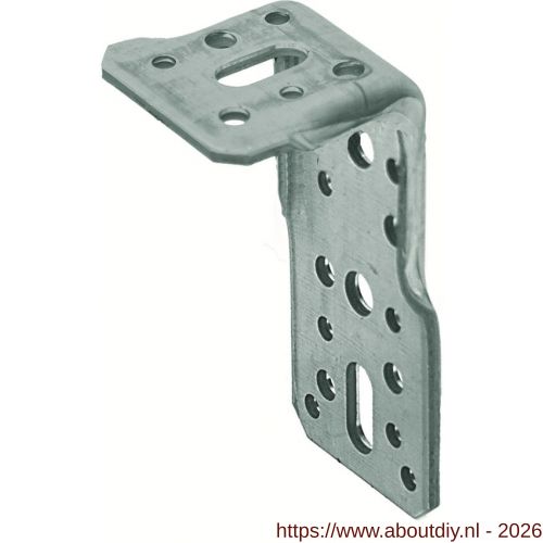 GB 073150 XL-hoekanker 75x150 mm 72x5 mm sendzimir verzinkt 2/30x13 mm - A18001216 - afbeelding 1