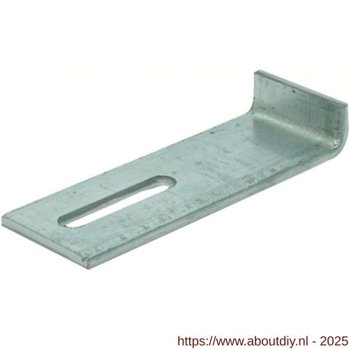 GB 0758526 elementverankering J-anker type 3 22x170 mm 50x8 mm thermisch verzinkt 65x13 mm - A18001230 - afbeelding 1