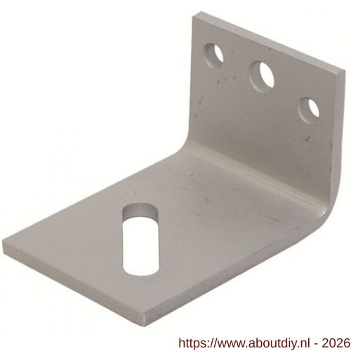 GB 0756765 hoekanker zwaar diagonaal slobgat type 60 60x100 mm 70x6 mm sendzimir verzinkt 50x13 mm diagonaal - A18001211 - afbeelding 1