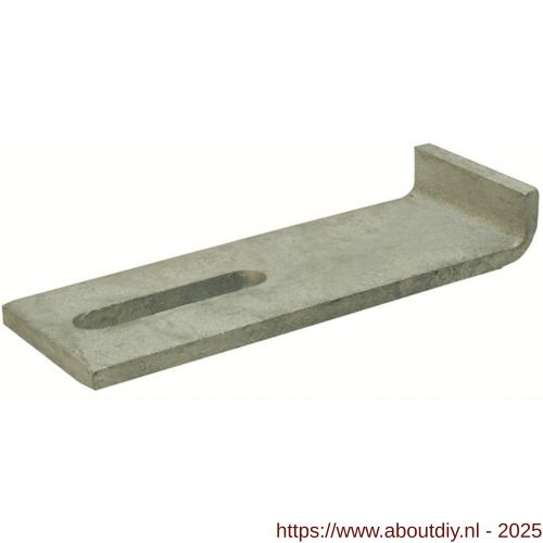 GB 07586260 elementverankering J-anker type 68 22x170 mm 60x8 mm elektrolytisch verzinkt 65x13 mm - A18001243 - afbeelding 1