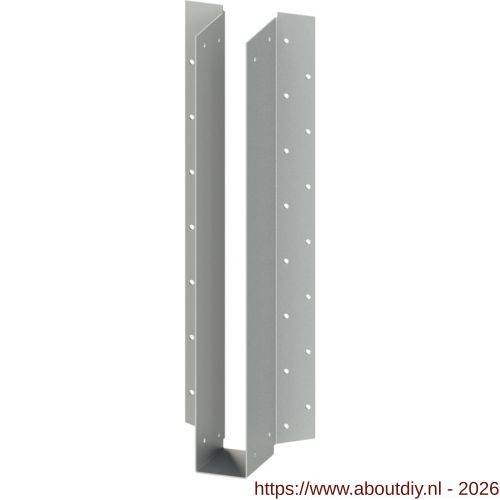 GB 07888457 raveeldrager I-ligger 45x400 mm 1,25 mm sendzimir verzinkt - A18002913 - afbeelding 1