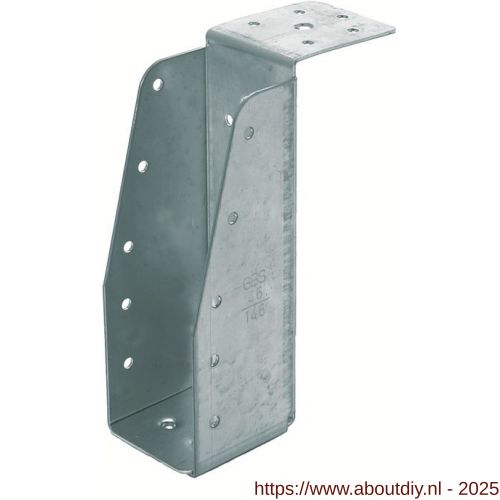 GB 09363 balkdrager lange lip GBS-LL 75x150 mm 1,5 mm sendzimir verzinkt - A18001044 - afbeelding 1