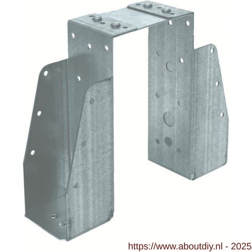 GB 09613 balkdrager dubbel GBS-DB 46x146 d=... (maat opgeven) mm 1,5 mm sendzimir verzinkt - A18001058 - afbeelding 1
