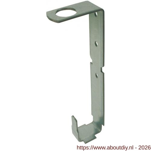 GB 10105 randbekisting beugel 370 mm 65x4 mm sendzimir verzinkt - A18002427 - afbeelding 1