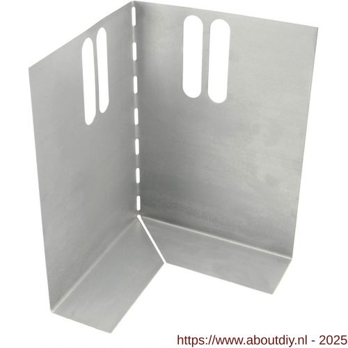 GB 103025 hoekstuk voor metalen randkist 250x300 mm sendzimir verzinkt - A18002804 - afbeelding 1