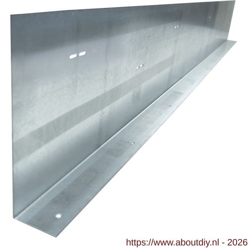 GB 113390 metalen randkist 90 graden vlak 390x2000 mm 1,5 mm sendzimir verzinkt - A18002741 - afbeelding 1