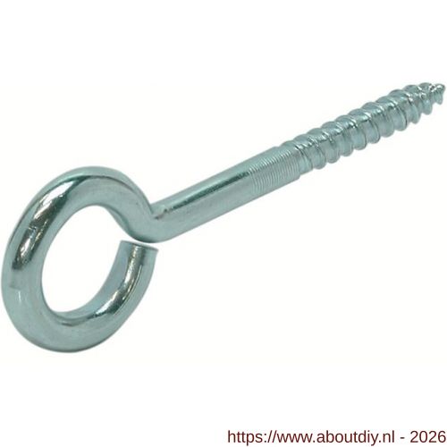GB 80010121 schroefoog houtdraad HT 4,8 25x12 mm diameter 3,8 mm RVS 304 - A18000395 - afbeelding 1