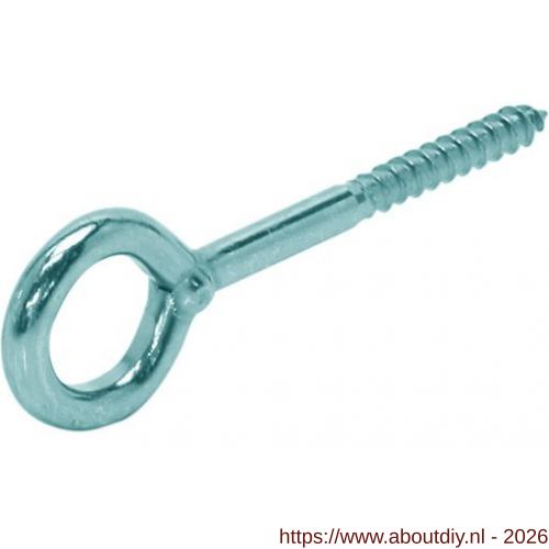 GB 80010350 schroefoog lang HT 14 500x25 mm diameter 11,8 mm elektrolytisch verzinkt - A18002538 - afbeelding 1