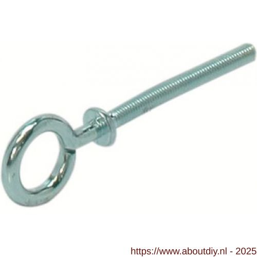 GB 80015201 schroefoog met borst zwaar metrisch draad M4 71x14 mm diameter 3,5 mm elektrolytisch verzinkt - A18000294 - afbeelding 1