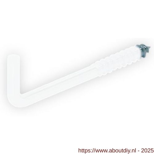 GB 80020076 schroefduim houtdraad HT 3 25x11 mm diameter 2,4 mm epoxy coating wit - A18000187 - afbeelding 1