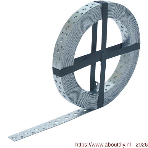 GB 8545814 montageband-windverband 25 m 40x1,5 mm sendzimir verzinkt - A18002558 - afbeelding 1