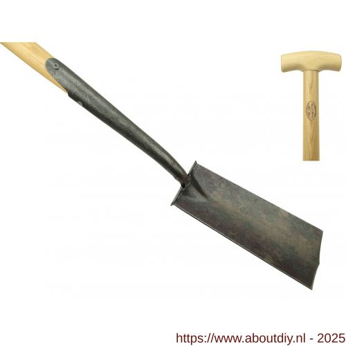 DeWit zwanehals kabelboor met lip en opstapjes essen steel 750 mm - A29000410 - afbeelding 1