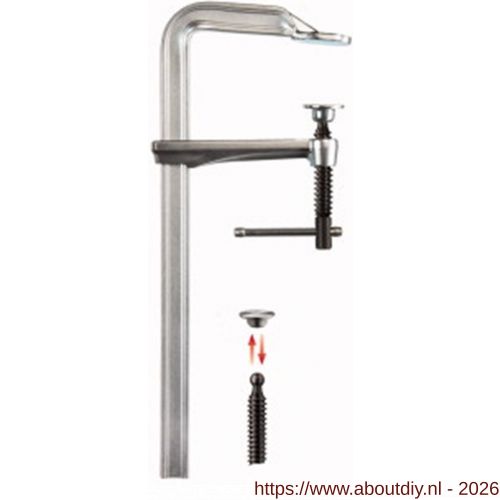 Bessey lijmtang geheel staal GZ-K 1250/120 mm - A10160076 - afbeelding 1