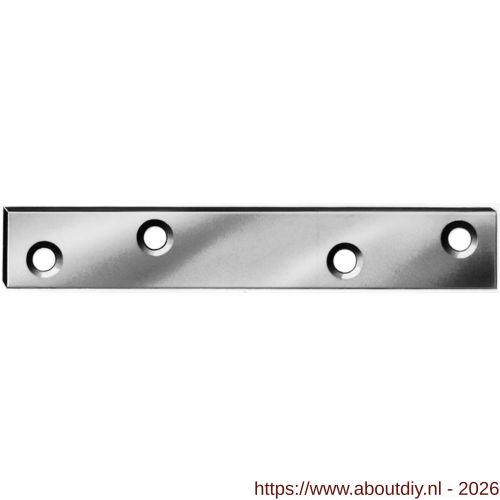 Vormann verbindingsplaat 100x15 mm verzinkt - A51000102 - afbeelding 1