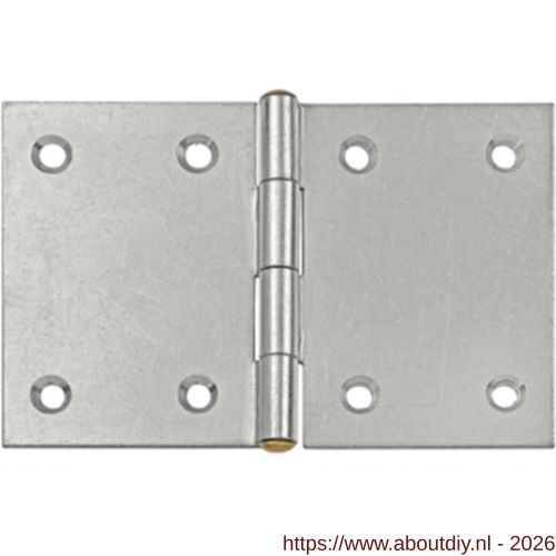 Vormann scharnier 60x90x2,0 mm verzinkt - A51000106 - afbeelding 1