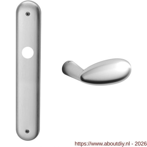 Mandelli1953 1090 PC72 Led deurkruk op langschild 238x40 mm PC72 mat chroom - A21014352 - afbeelding 1