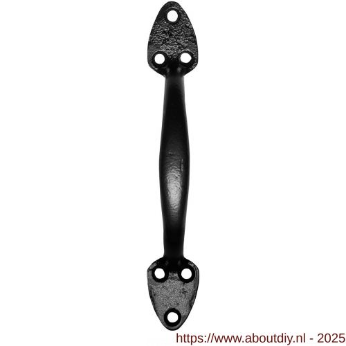 Kirkpatrick KP1883 handgreep 102 mm inwendige maat smeedijzer zwart - A21003205 - afbeelding 1