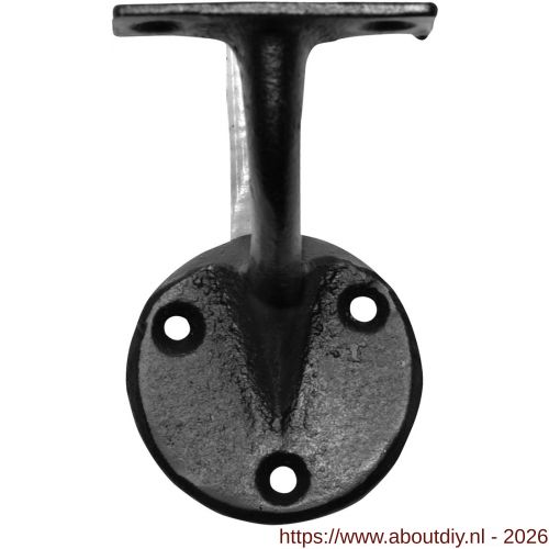 Kirkpatrick KP3498 leuninghouder 64 mm smeedijzer zwart - A21005230 - afbeelding 1