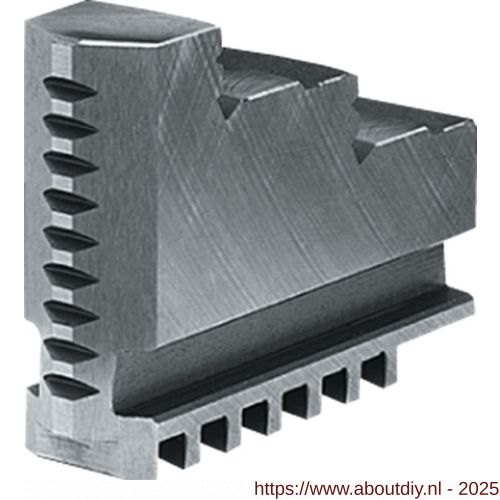 Bison 85.850 harde naar buiten getrapte bekken (boorbekken) voor 3-klauwplaat type 32** en 35** 500 mm set 3 stuks - A40500742 - afbeelding 1
