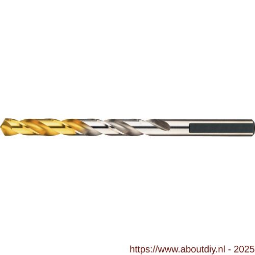 Phantom 11.446 HSS-E spiraalboor DIN 338 TiN-tip met drievlaks schacht (handgebruik) 12‚5 mm - A40527191 - afbeelding 1
