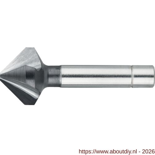 Phantom 42.554 HSS-E vari verzinkboor DIN 335-C 90 graden 3 snijkanten TiAlN 23 mm - A40512237 - afbeelding 1