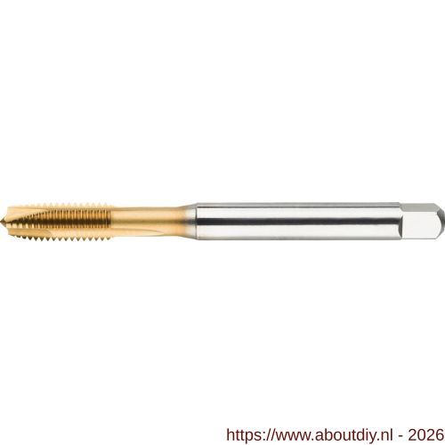 Phantom 22.230 UNI HSS-E machinetap DIN 371 metrisch TiN voor doorlopende gaten M5 - A40513573 - afbeelding 1