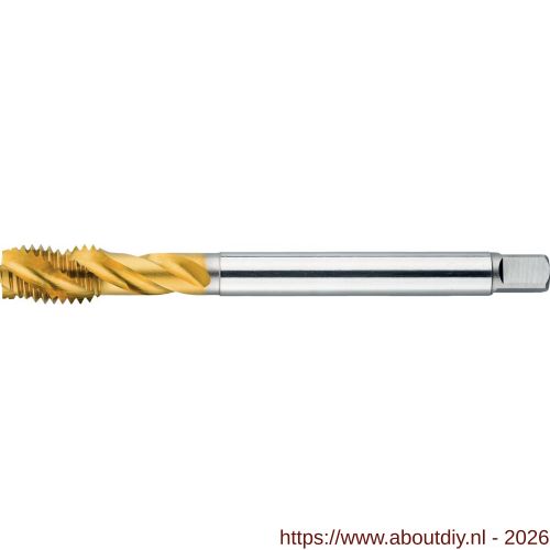 Phantom 23.321 UNI HSS-E machinetap DIN 376 metrisch TiN voor blinde gaten M8 - A40512960 - afbeelding 1