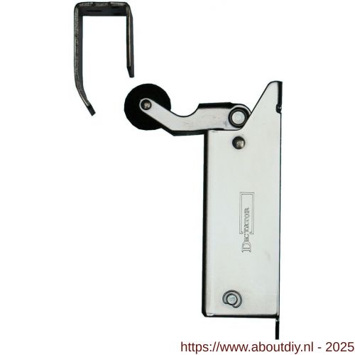 Dictator deuropvanger hydraulisch 1400 zink haak 1014 B10H 50 N cilinder regelbaar - A10100202 - afbeelding 1