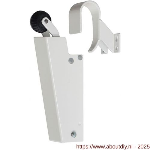 Dictator deuropvanger hydraulisch 1600 wit RAL 9010 haak 1009 50 N cilinder regelbaar 1300466 - A10100086 - afbeelding 1