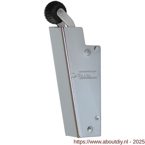 Dictator deuropvanger hydraulisch 1600 chroom zonder haak 50 N cilinder regelbaar - A10100207 - afbeelding 1