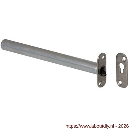 Dictator deursluiter inbouw Adjunct 2550 in doos afgeronde bevestigingsplaatjes - A10100112 - afbeelding 1