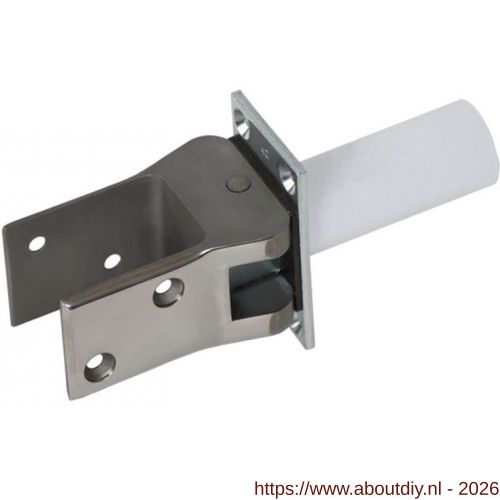 Hawgood deurveerscharnier 42-MV RVS met vaststelling - A10100013 - afbeelding 1