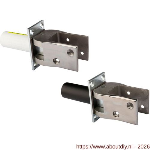 Hawgood deurveerscharnier 4241-ZV compleet RVS zonder vaststelling - A10100011 - afbeelding 1
