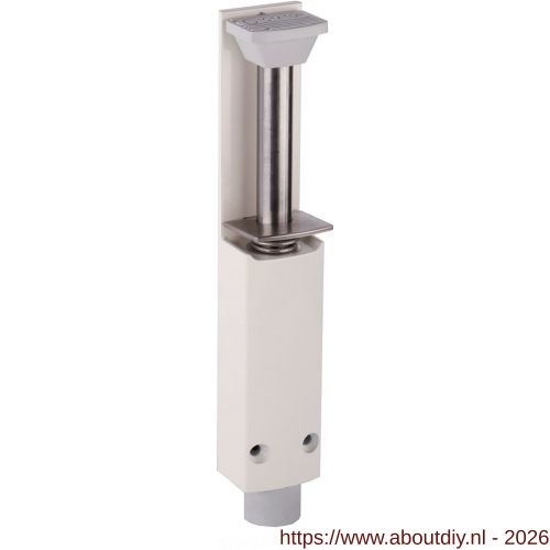 Dictator deurvastzetter ZE-60 slag tot en met 60 mm wit RAL 9010 - A10100194 - afbeelding 1