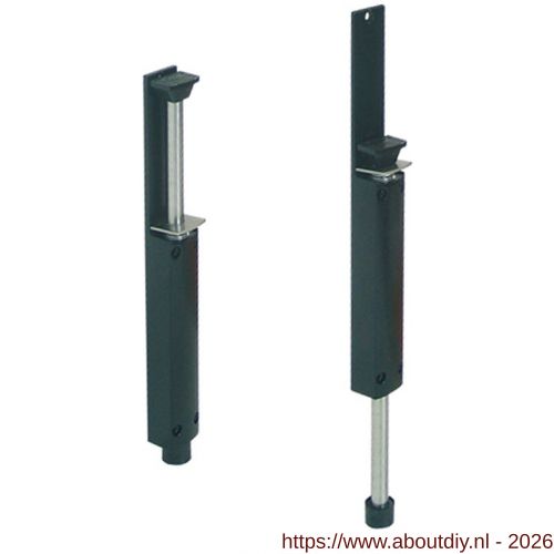 Dictator deurvastzetter ZE-90 slag tot en met 90 mm zwart RAL 9005 - A10100199 - afbeelding 1