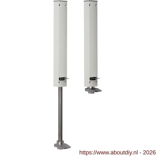 Dictator deurvastzetter Design Line ZE-200 slag tot en met 200 mm wit RAL 9010 - A10100214 - afbeelding 1