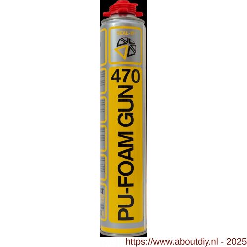 Connect Products Seal-it 470 PU-Foam Gun PU-schuim creme bus 750 ml - A40780181 - afbeelding 1