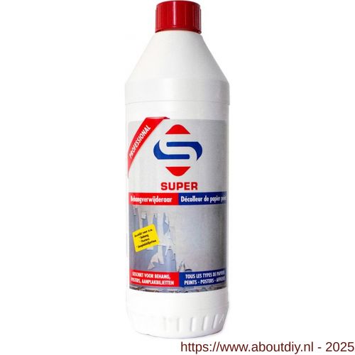SuperCleaners behangverwijderaar 1 L - A51900004 - afbeelding 1