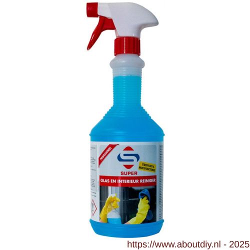 SuperCleaners glas en interieurreiniger 1 L - A51900013 - afbeelding 1
