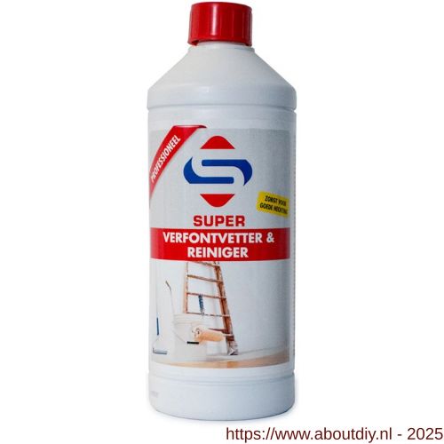 SuperCleaners verfontvetter en reiniger 1 L - A51900001 - afbeelding 1