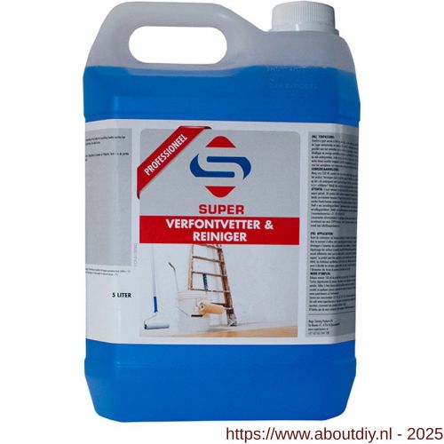 SuperCleaners verfontvetter en reiniger 5 L - A51900002 - afbeelding 1
