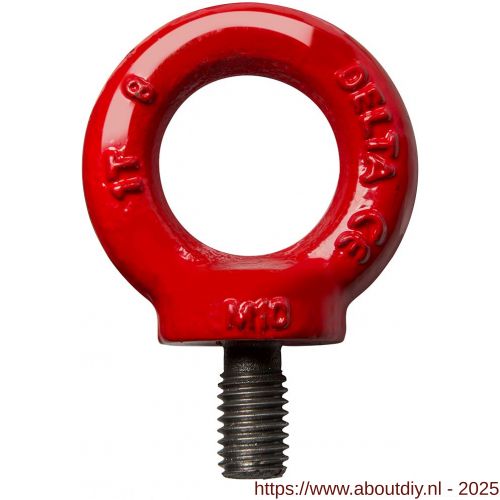 Deltalock Grade 80 oogbout M12x22 mm 2 ton - A53101086 - afbeelding 1